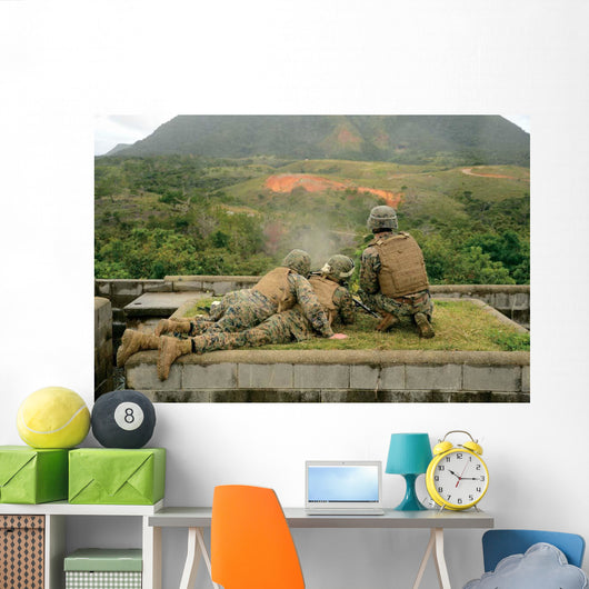 Marines Engage Unknown-distance Targets Wall Decal