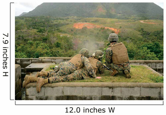Marines Engage Unknown-distance Targets Wall Decal