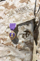 Purple Heart Award Hangs Wall Decal Design 1