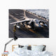 Sailors Prepare Av-8b Harrier Wall Decal