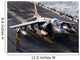 Sailors Prepare Av-8b Harrier Wall Decal