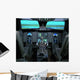 Interior Aircraft Flight Simulator Wall Decal