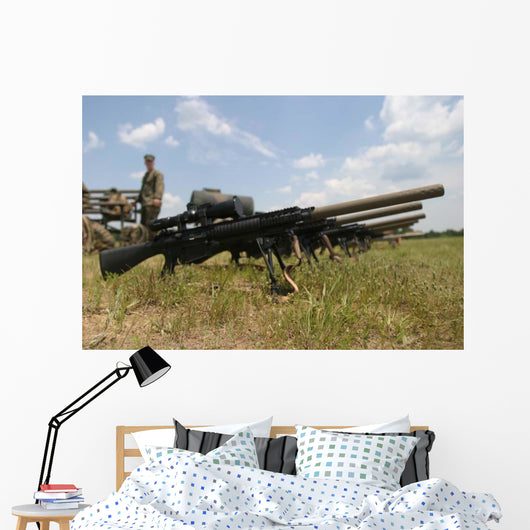 Scout Snipers Line up Wall Decal