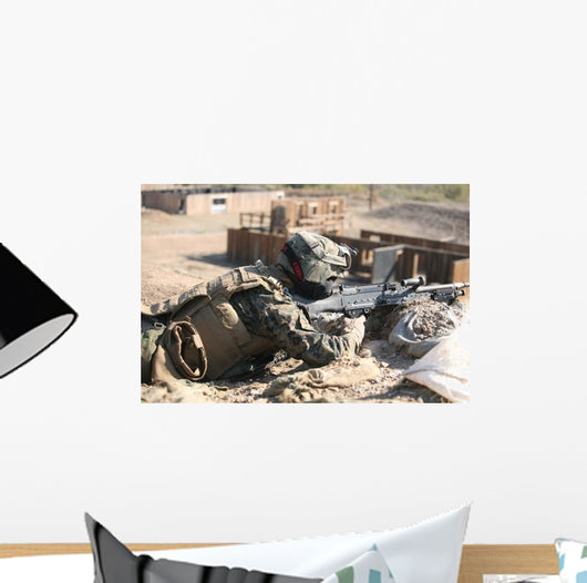 Us Marines Train for Wall Decal