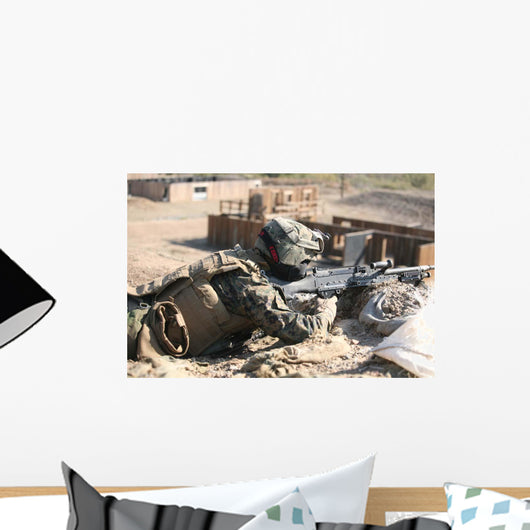 Us Marines Train for Wall Decal