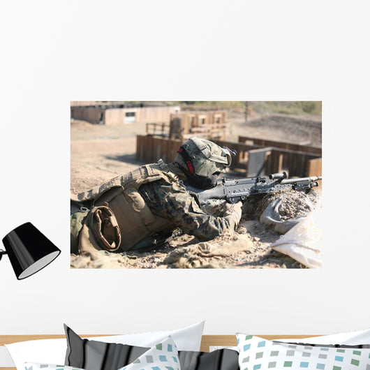 Us Marines Train for Wall Decal