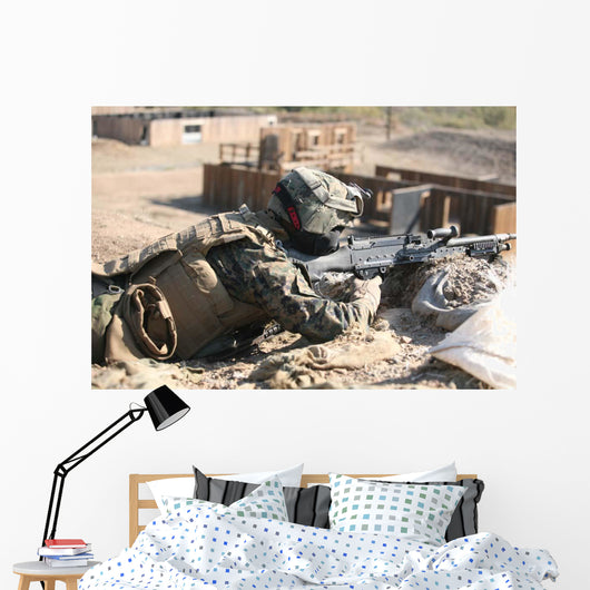 Us Marines Train for Wall Decal