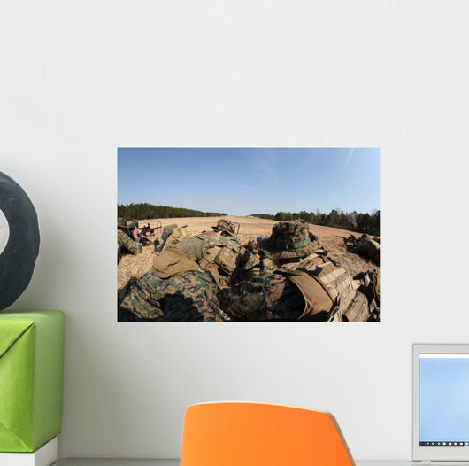 Us Marines Participate Known Wall Decal