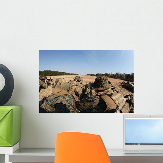Us Marines Participate Known Wall Decal