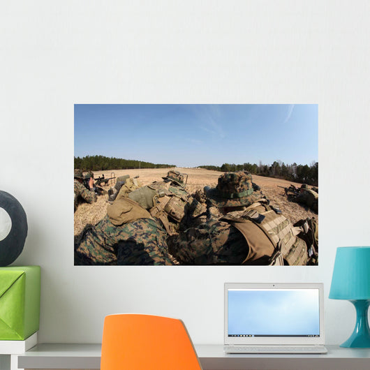 Us Marines Participate Known Wall Decal