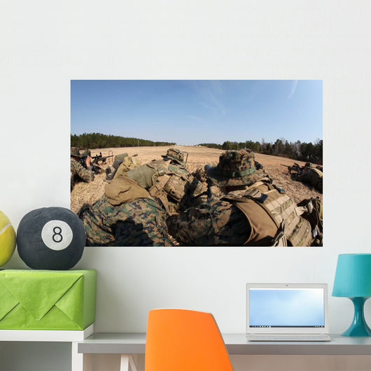 Us Marines Participate Known Wall Decal