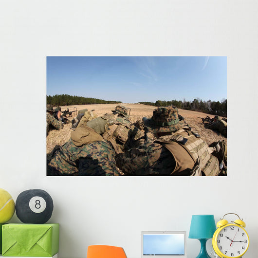 Us Marines Participate Known Wall Decal