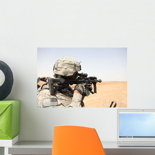 Us Army Soldier Scans Wall Decal Design 1