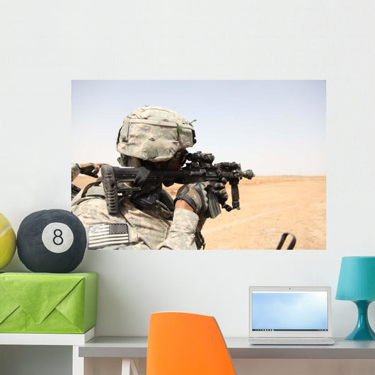 Us Army Soldier Scans Wall Decal Design 1