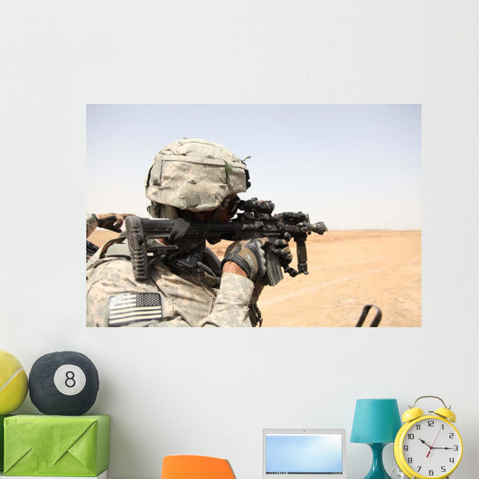 Us Army Soldier Scans Wall Decal Design 1