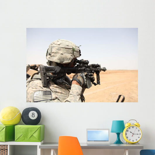Us Army Soldier Scans Wall Decal Design 1