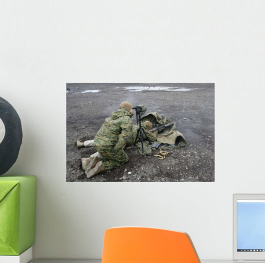 Us Marines Fire M107 Wall Decal