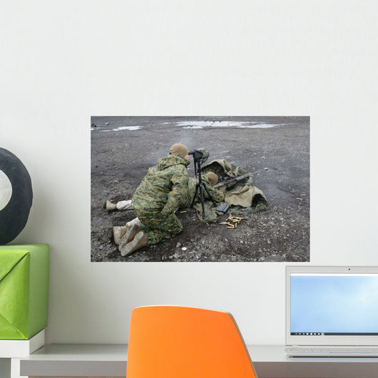Us Marines Fire M107 Wall Decal