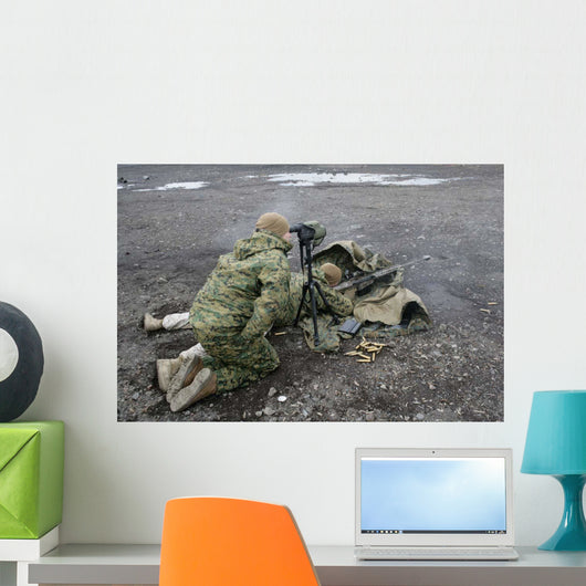Us Marines Fire M107 Wall Decal