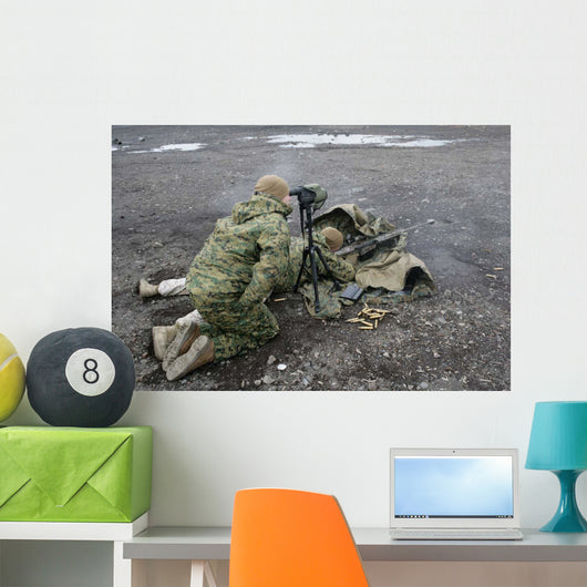 Us Marines Fire M107 Wall Decal