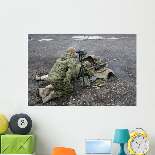 Us Marines Fire M107 Wall Decal