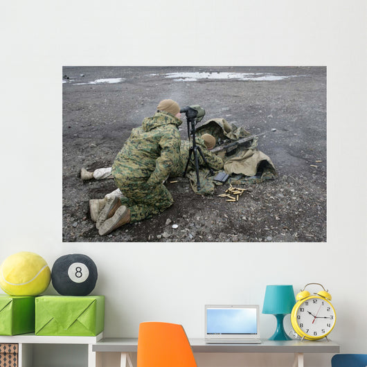 Us Marines Fire M107 Wall Decal