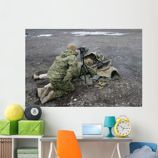 Us Marines Fire M107 Wall Decal
