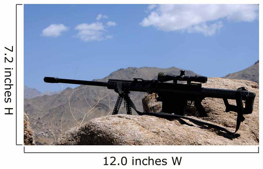 Barrett 50-caliber M107 Sniper Wall Decal