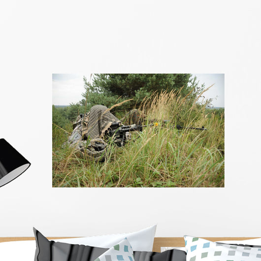 Us Army Soldier and Wall Decal