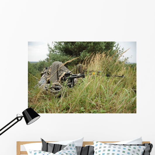 Us Army Soldier and Wall Decal