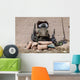 Us Marine Sniper Observes Wall Decal