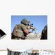 Us Marine Looks through Wall Decal Design 1