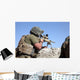 Us Marine Looks through Wall Decal Design 1