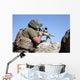 Us Marine Looks through Wall Decal Design 1
