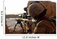 Us Marine Looks through Wall Decal Design 2