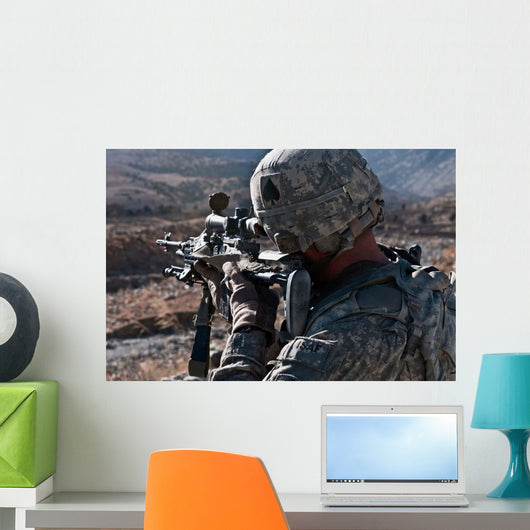 Us Army Sniper Scans Wall Decal