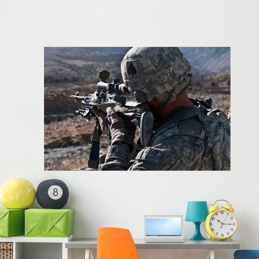 Us Army Sniper Scans Wall Decal