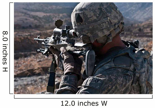 Us Army Sniper Scans Wall Decal