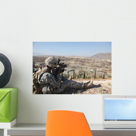 Us Army Soldier Scans Wall Decal Design 2