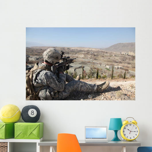 Us Army Soldier Scans Wall Decal Design 2