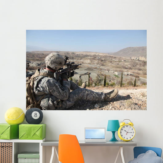 Us Army Soldier Scans Wall Decal Design 2