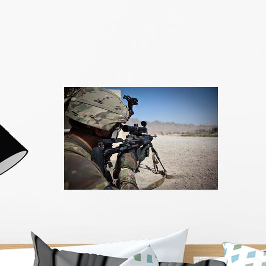 Us Army Sniper Pulls Wall Decal