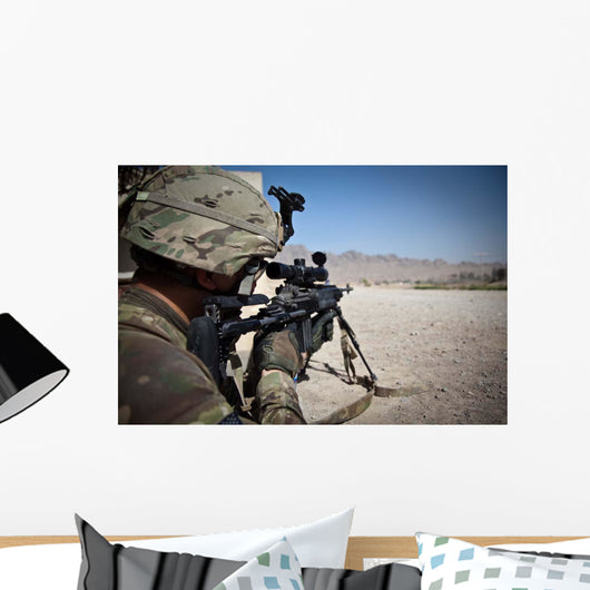 Us Army Sniper Pulls Wall Decal