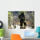 Sniper Dressed Ghillie Suit Wall Decal