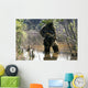 Sniper Dressed Ghillie Suit Wall Decal