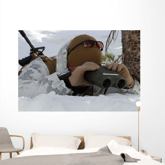 Scout Sniper Watches to Wall Decal