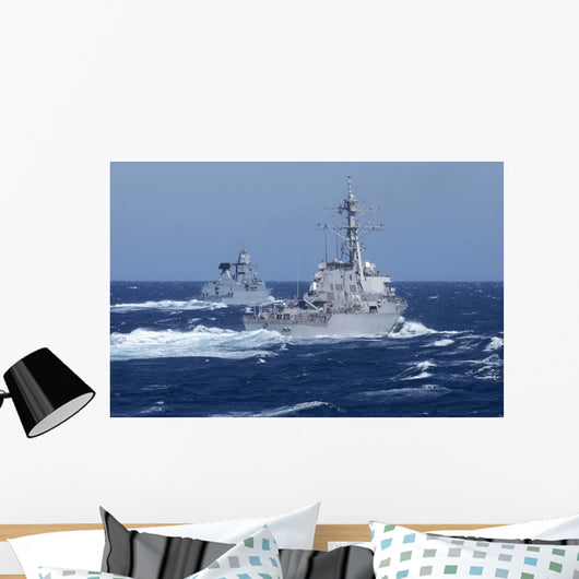 Uss Carney Practices Diversion Wall Decal