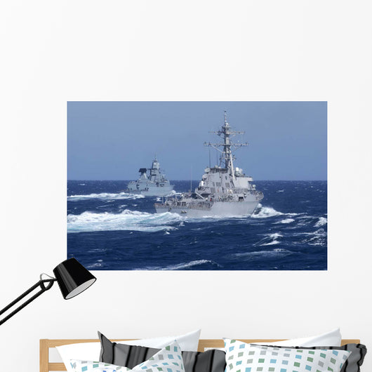 Uss Carney Practices Diversion Wall Decal