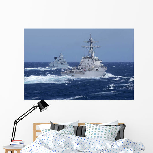 Uss Carney Practices Diversion Wall Decal