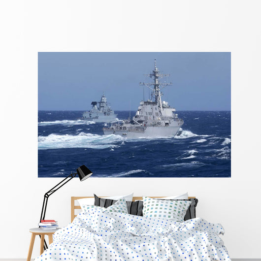 Uss Carney Practices Diversion Wall Decal